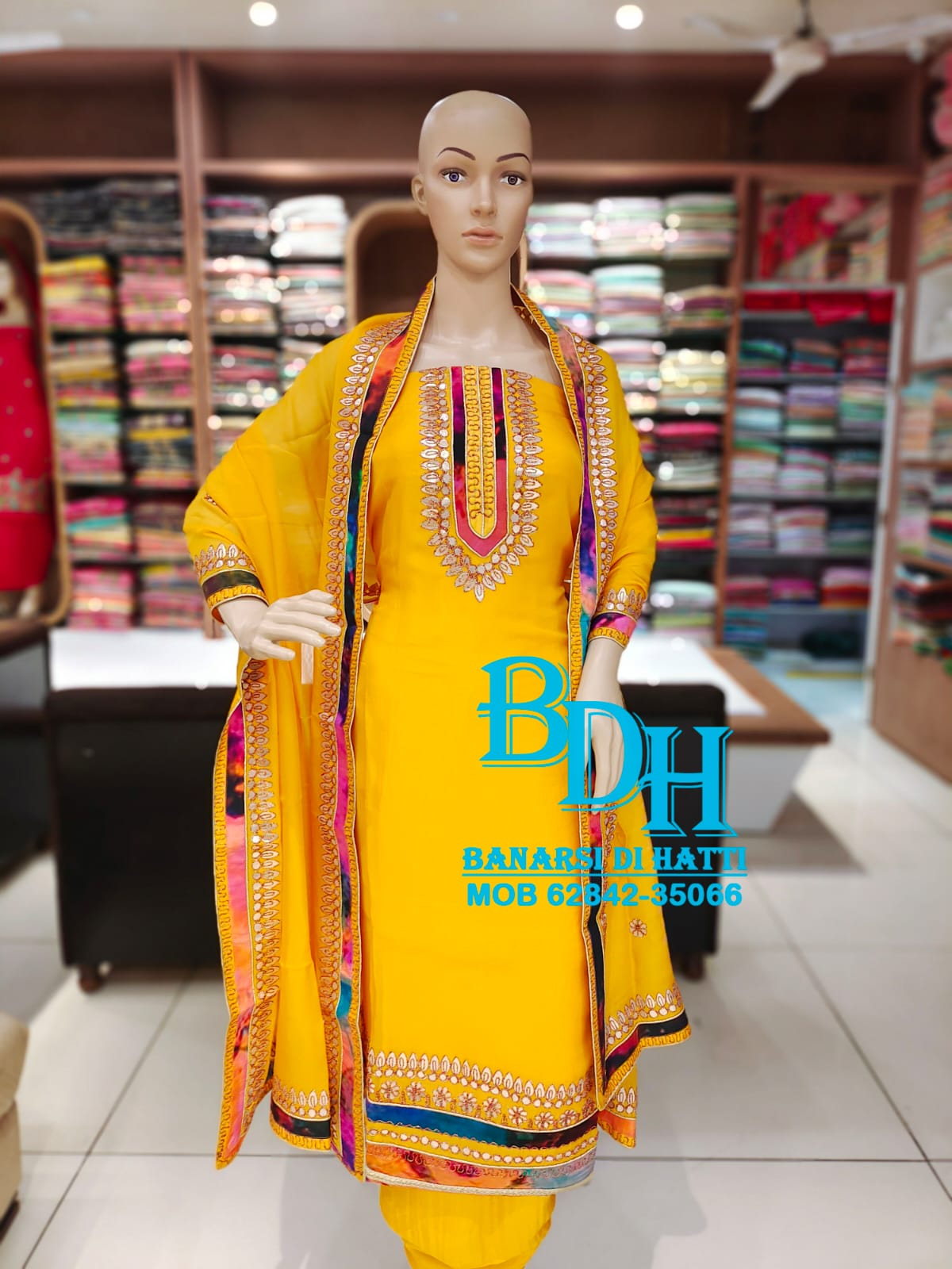 Stitched Designer Banarasi Suits, Size : L, M, XL, XXL, Technics : Handloom  at Best Price in Varanasi